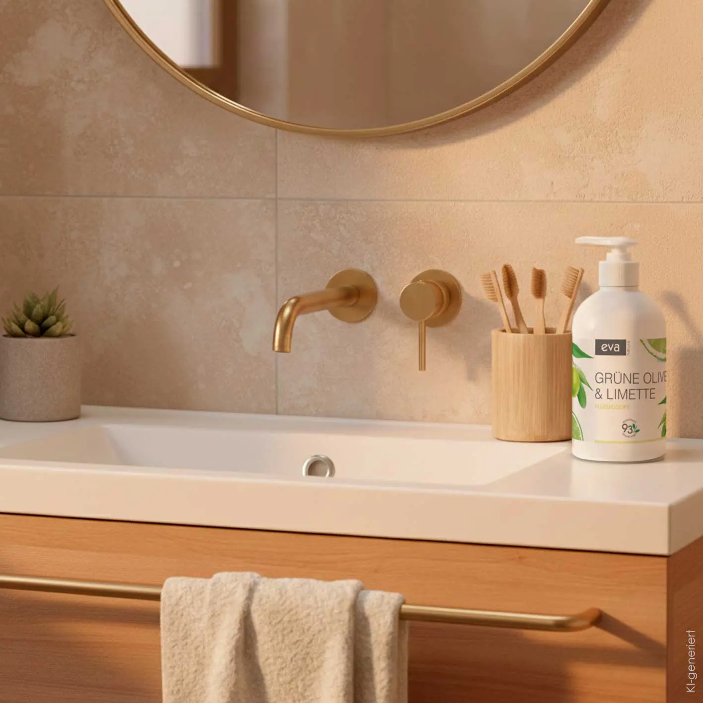 Eva Natura Flüssigseife grüne Oliven und Limetten 500ml