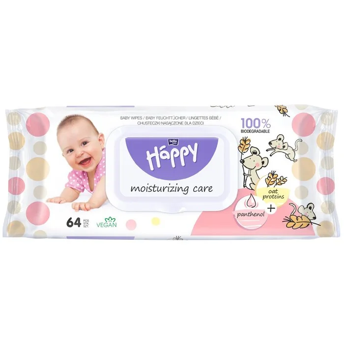 bella baby Happy Feuchttücher Haferproteinen und Panthenol 64 Stück