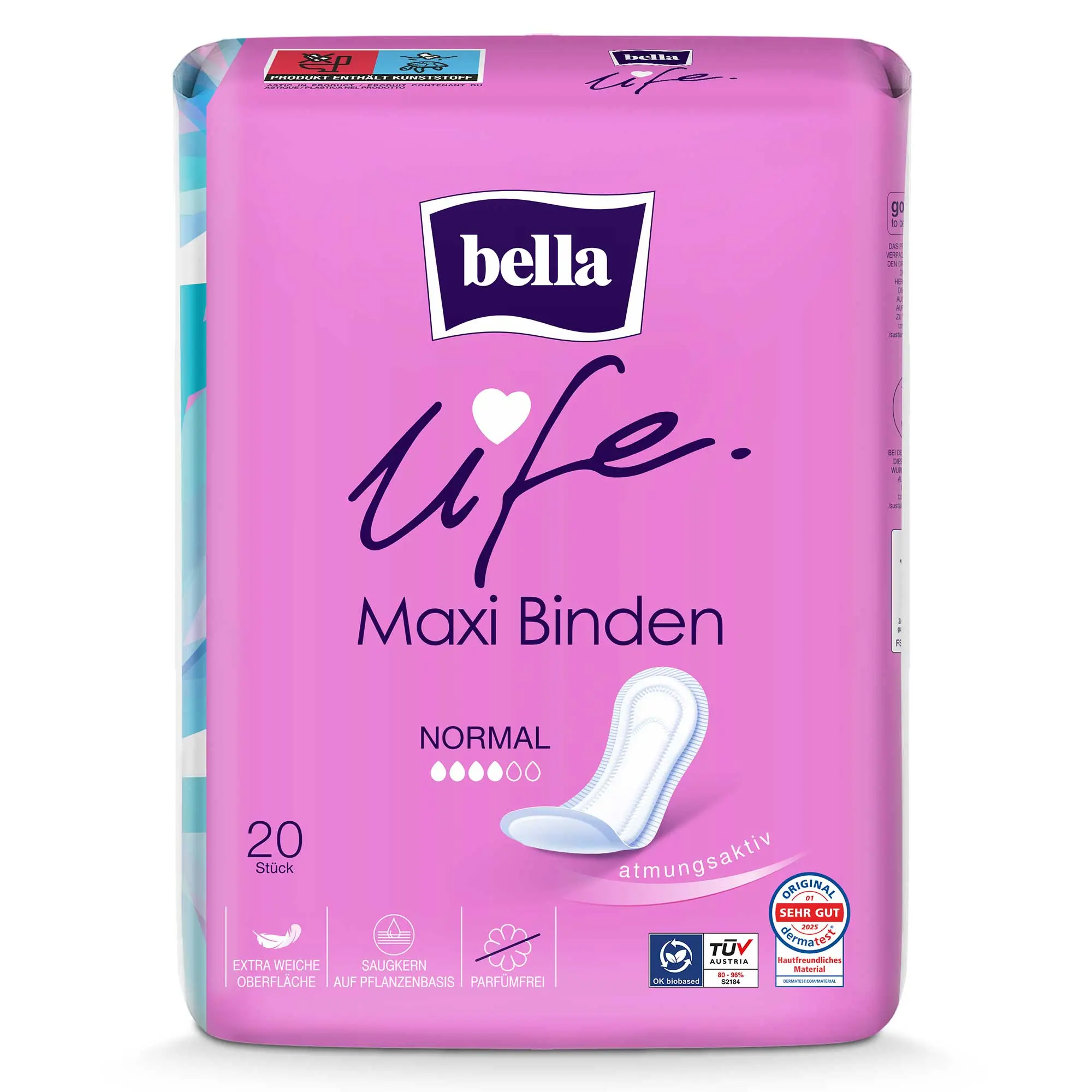 bella life Maxi Binden Normal 20 Stück