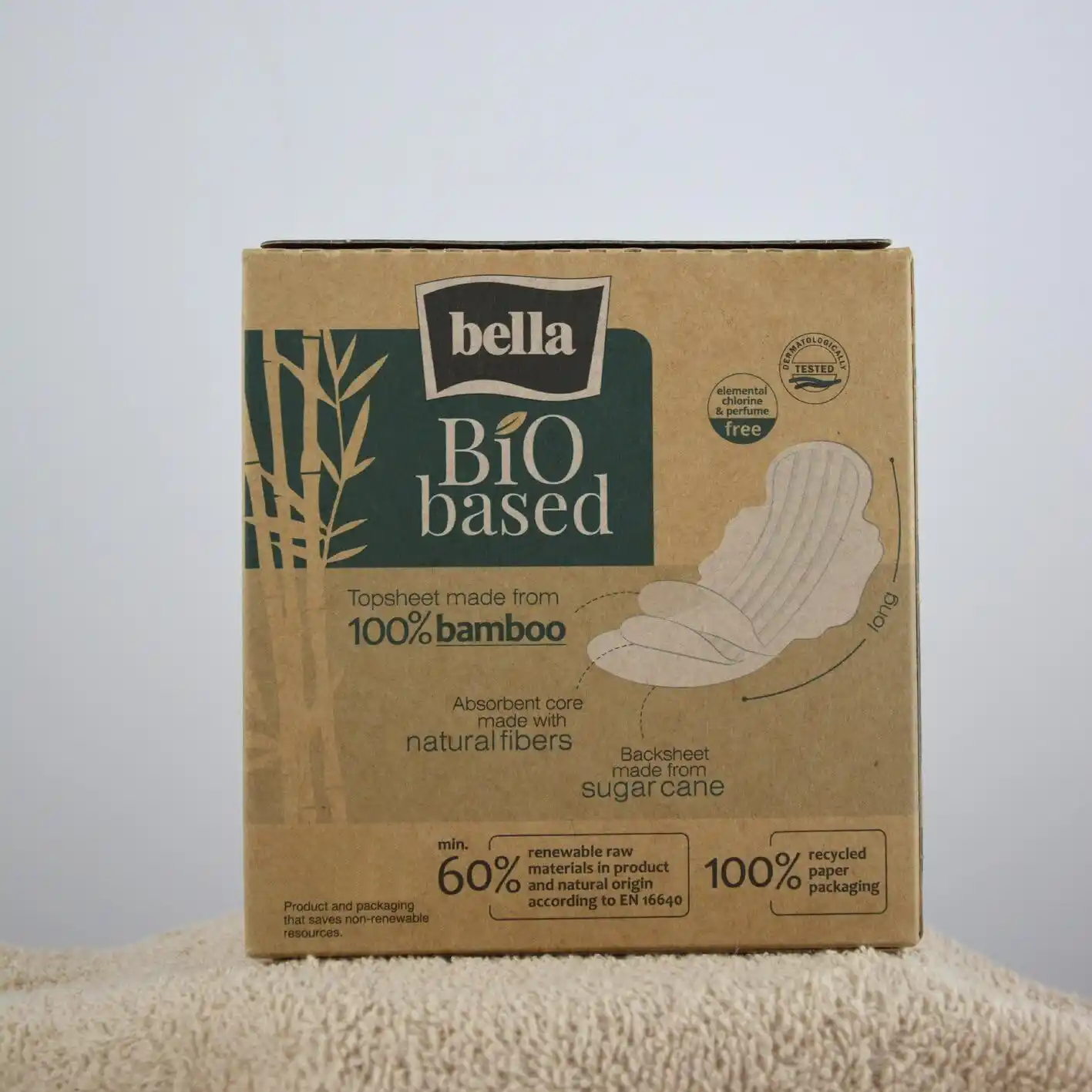 bella Bio Based, Ultra Binden, Long (8 Stück)