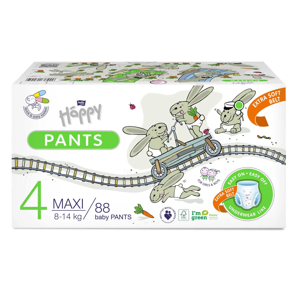 bella baby Happy Pants ÖKO-BOX Größe 4 8-14 kg