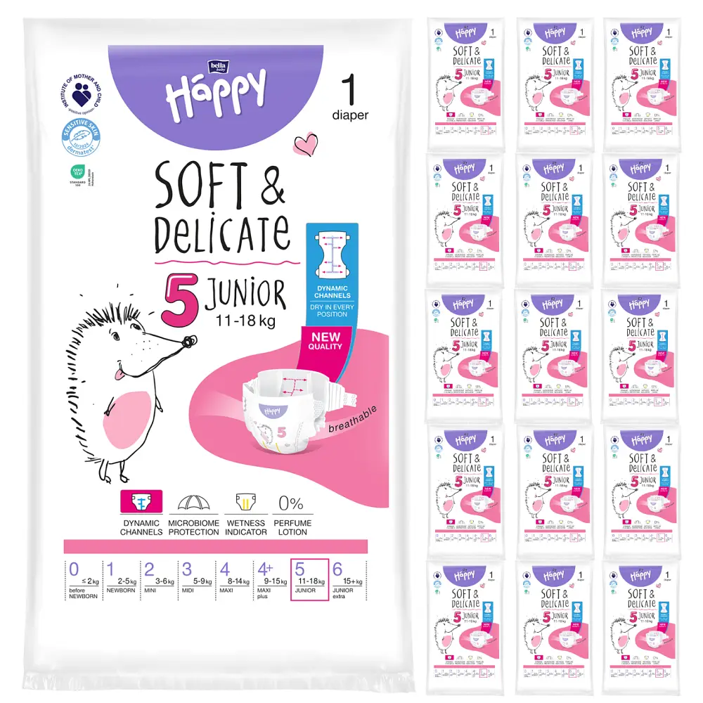 bella baby Happy Windeln 1er Pack in den Größen 1-6