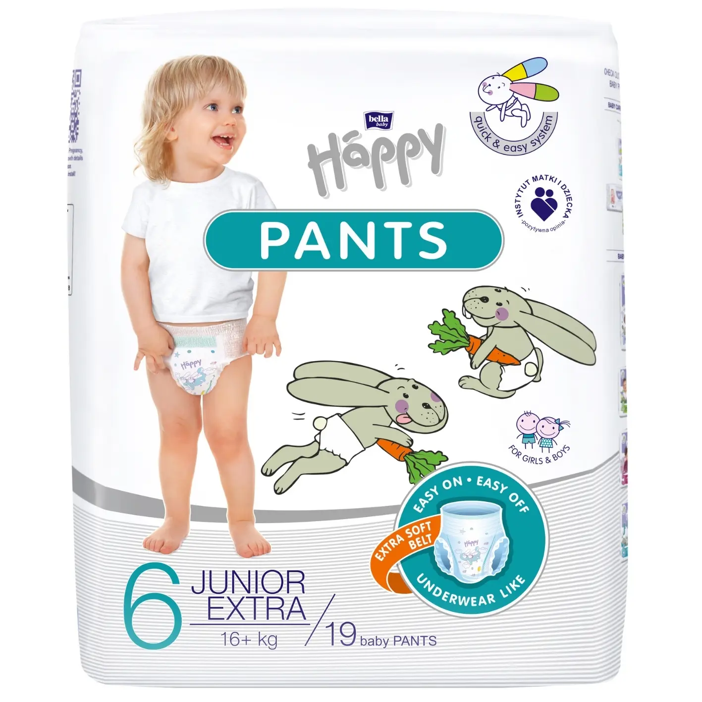 bella baby Happy Pants Größe 6 Junior Extra 16+ kg 