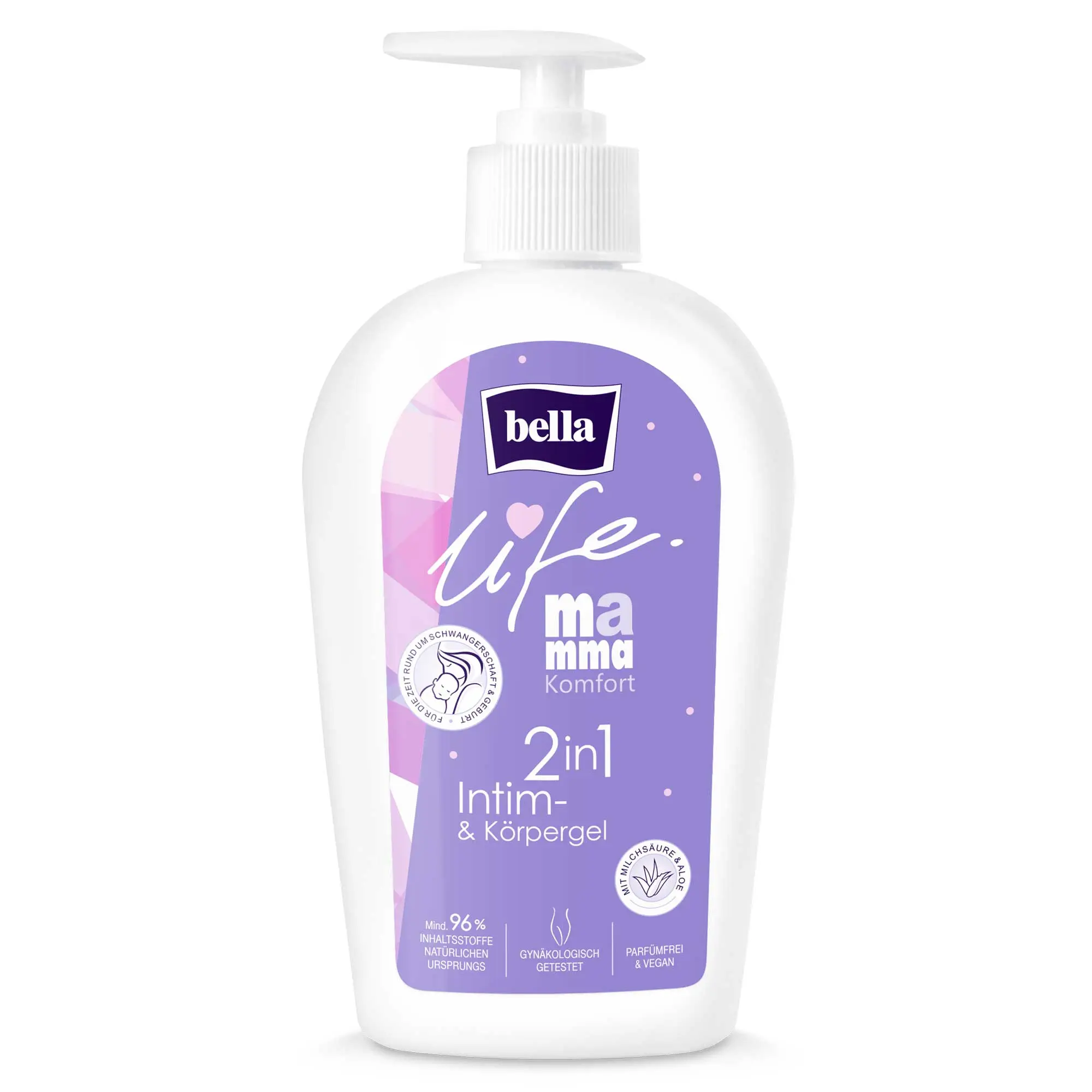 bella life Mamma, Komfort, 2-in-1 Intim- und Körpergel (300 ml)