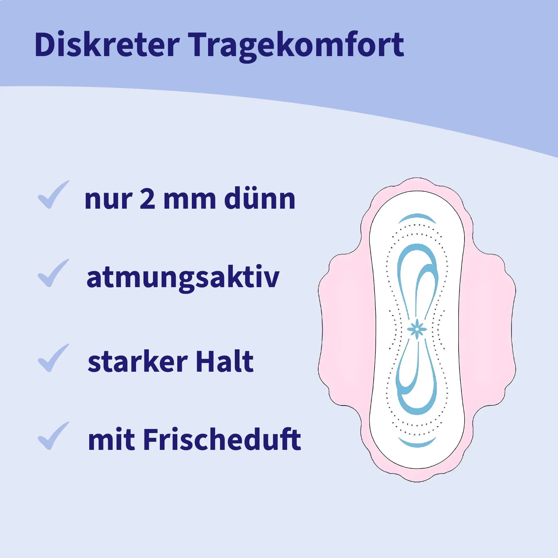 bella Perfecta, Ultra Binden Rosé, mit Flügeln und Duft, Extra Soft (20 Stück)