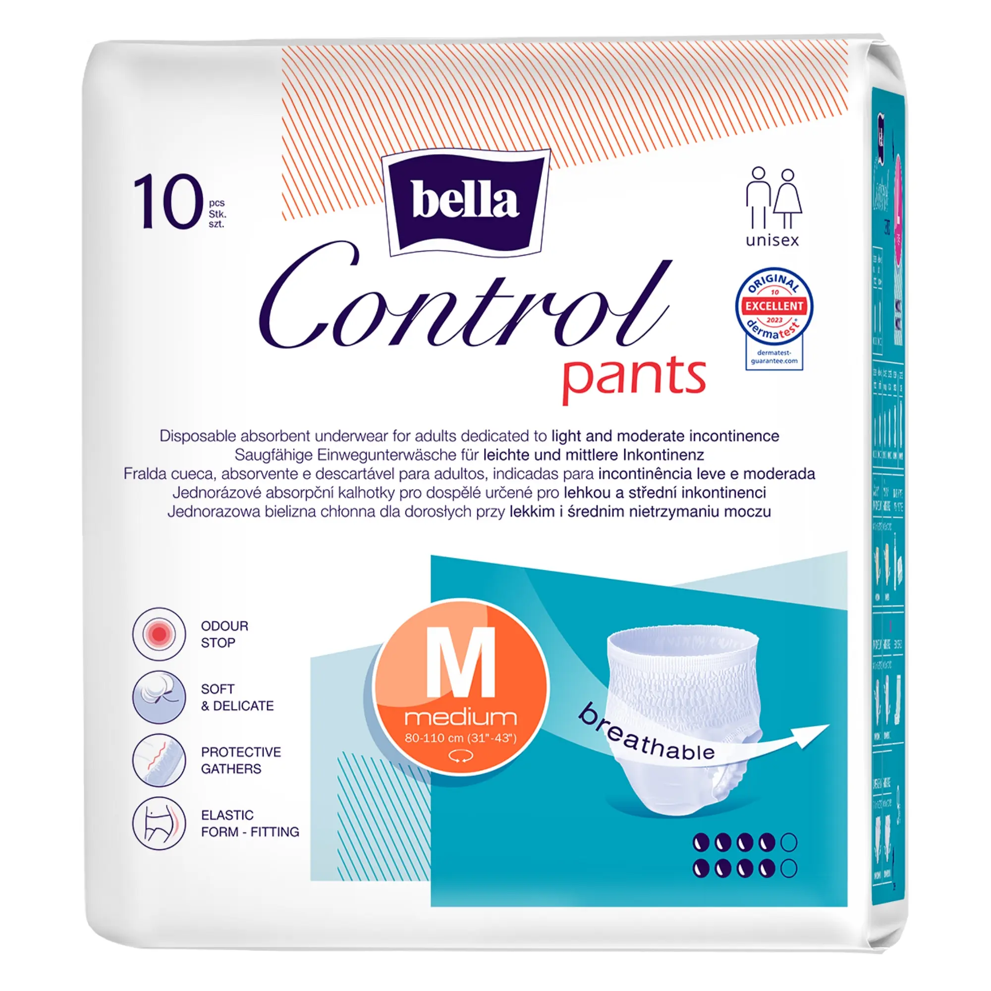 bella Control Pants weiß Medium 10 Stück