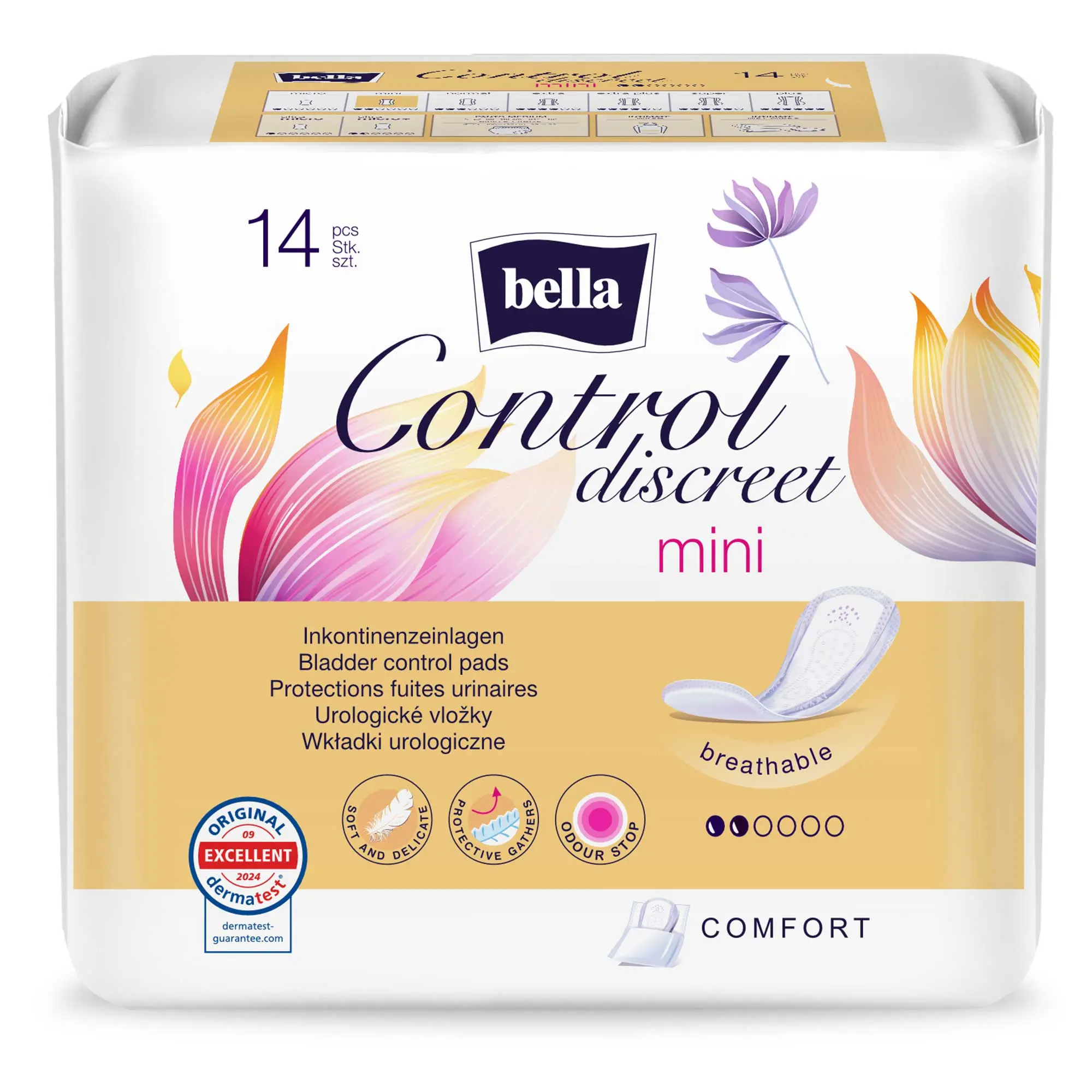 bella Control Discreet Inkontinenzeinlagen Mini 14 Stück
